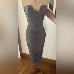 House of CB Grey Dress NWT Medium